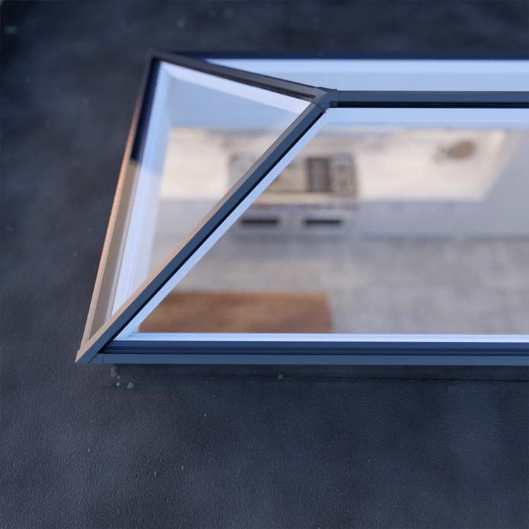 aluminium frame lantern rooflight
