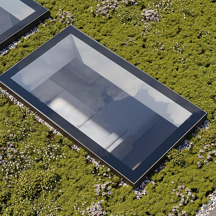 fixed skylight rooflight include upstands - Installed Bromley