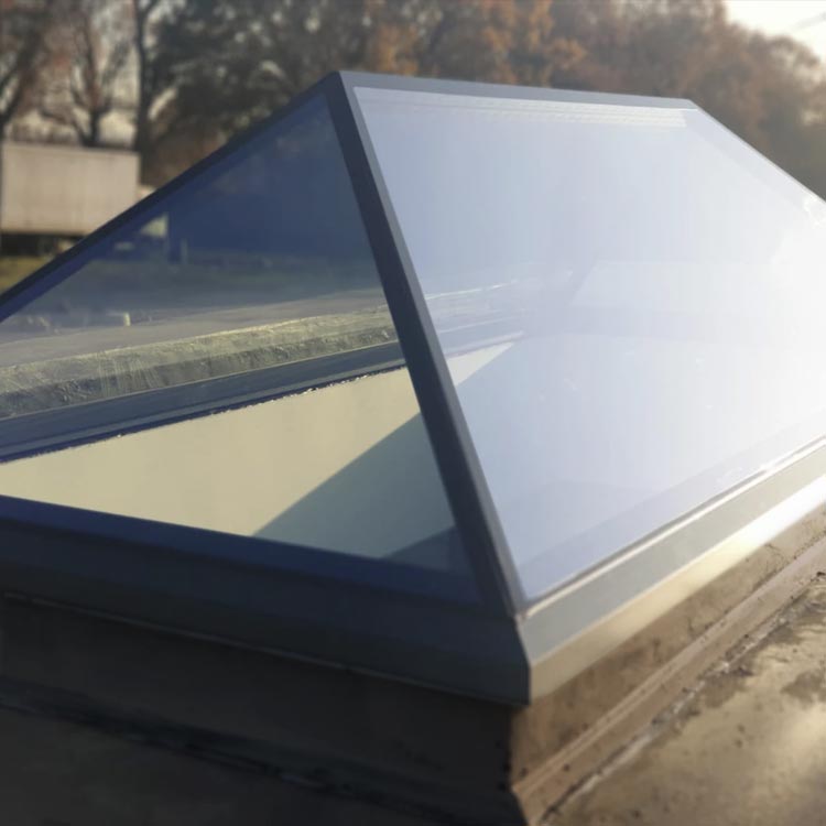 frameless lantern rooflight