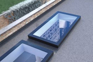 flat roof rooflights from outside