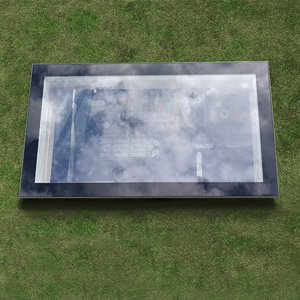 3 panel modular rooflight