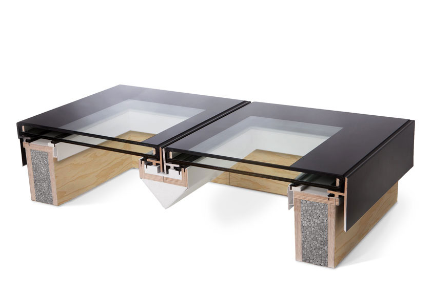 modular rooflight with upstand