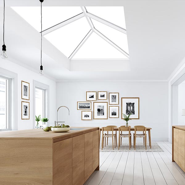 Lantern-roof aluminium lanter rooflight