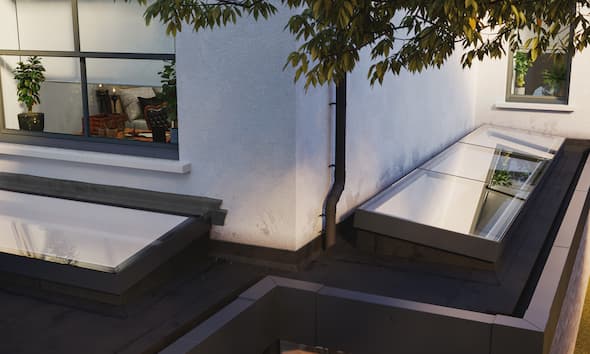 Zoned Living Interior Trend Flat Rooflight Zoned Living Interior Trend Flat Rooflight