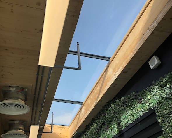 Commercial rooflight installation EOS Rooflights Commercial rooflight installation Victorian property EOS Rooflights