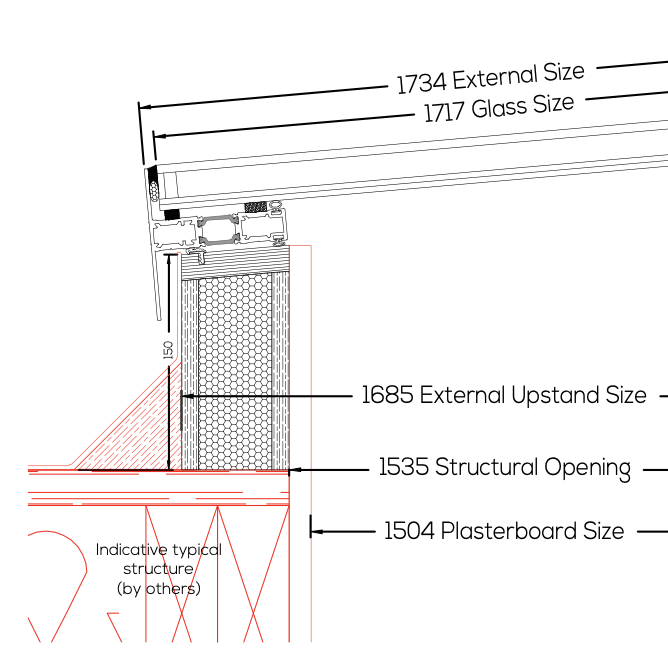 Illustration of a warm roof installation process, showcasing insulation and upstand integration.