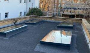 EOS Rooflight Installation Skylight replacement with insulated upstands