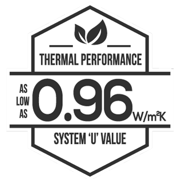 walk on rooflights with u values as low as 0.96 U value with upstands