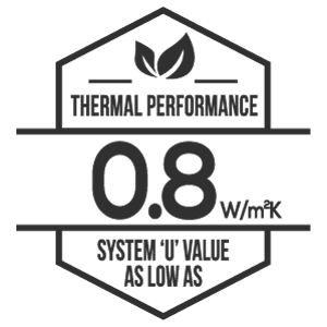 What u value does a walk on rooflight get? our system u value is as low as 0.8