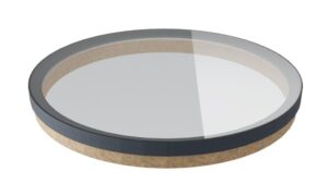 circular and round rooflights with an upstand