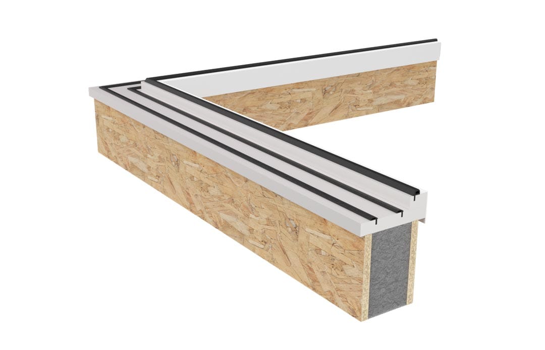 passive rooflight for upstand