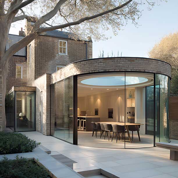 circular dining rooflight circular dining rooflight